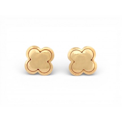 BOUCLES D'OREILLES VAN CLEEF & ARPELS PURE ALHAMBRA OR JAUNE 18K EARRINGS 4100€