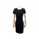 NEUF ROBE CHANEL MANCHES COURTES PERLES P37348 M 38 LAINE NOIRE WOOL DRESS 3690€