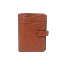 VINTAGE COUVERTURE LOUIS VUITTON PORTE AGENDA FONCTIONNEL MM CUIR EPI DIARY 610€