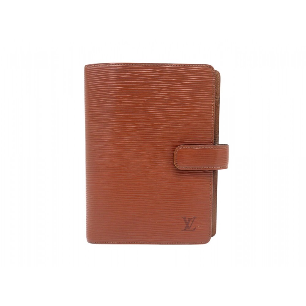 VINTAGE COUVERTURE LOUIS VUITTON PORTE AGENDA FONCTIONNEL MM CUIR EPI DIARY 610€