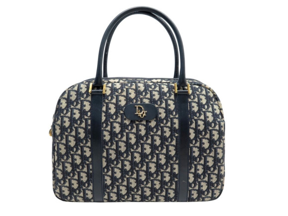 sac a main dior boston bowling en toile