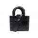SAC A MAIN CHRISTIAN LADY DIOR MYABC SMALL EN CUIR CANNAGE ULTRAMATTE NOIR 5500€