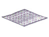foulard hermes losange chasse en inde cachemire