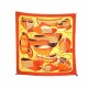 VINTAGE FOULARD HERMES THALASSA 1ERE EDITION 1973 PERON CARRE 90 SOIE SCARF 580€