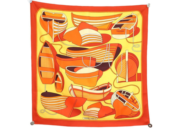 foulard hermes thalassa 1ere edition 1973