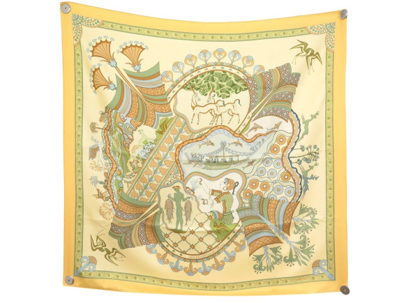 foulard hermes les printemps de thera julia