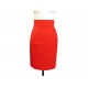 NEUF JUPE COURTE CHANEL 20088 EN TWEED DE LAINE ROUGE S 36 RED WOOL SKIRT 3900€
