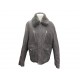 BLOUSON HERMES BOMBARDIER 50 M EN CUIR D'AGNEAU RETOURNE SHEARLING COAT 9800€