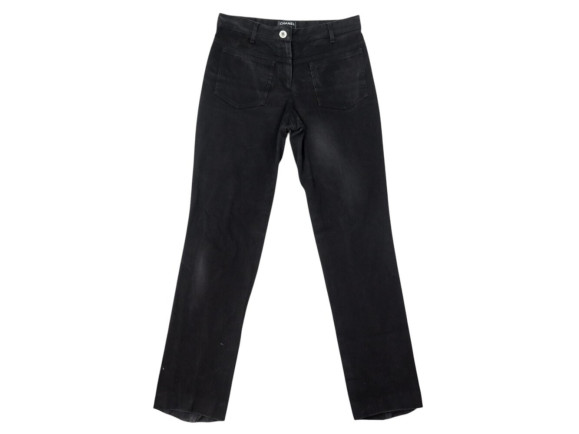 pantalon chanel p28588v17745 jean effet use denim