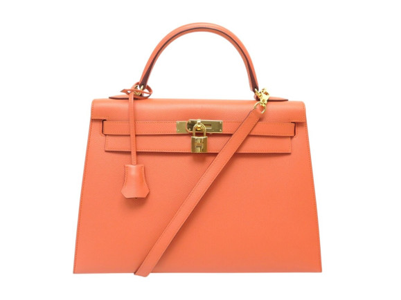  sac a main hermes kelly ii 32 sellier en cuir