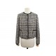 NEUF VESTE CHRISTIAN DIOR TWEED PIED DE POULE 511V58A7758 36 JACKET 3100€