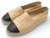 chaussures chanel g29762 espadrilles 39 mocassins cuir
