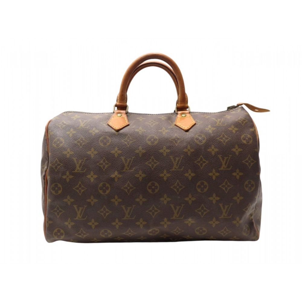 SAC A MAIN LOUIS VUITTON SPEEDY 35 M4107 EN TOILE MONOGRAM CANVAS HAND BAG 1400€