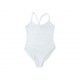 NEUF MAILLOT DE BAIN CHANEL 1 PIECE P76778V68953 BLANC LOGOS CC BRODES S24 40€