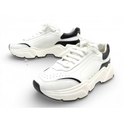 CHAUSSURES DOLCE & GABBANA DAYMASTER CS1791AX589 45 BASKETS CUIR SNEAKERS 595€