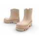 NEUF BOTTES DE PLUIE CHLOE CHC23A904FP26G 37 BEIGE ROSE + BOITE RAINBOOTS 490€