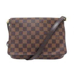 VINTAGE SAC A MAIN LOUIS VUITTON MUSETTE TANGO N51301 DAMIER EBENE HANDBAG 1340€