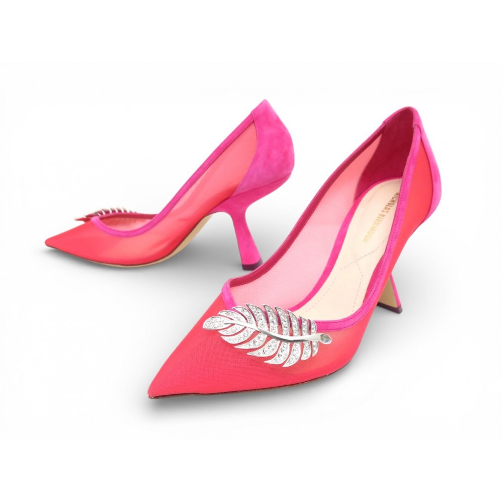 CHAUSSURES NICHOLAS KIRKWOOD MONSTERA PUMP 909A86MESH 37 IT 38 FR SHOES 880€