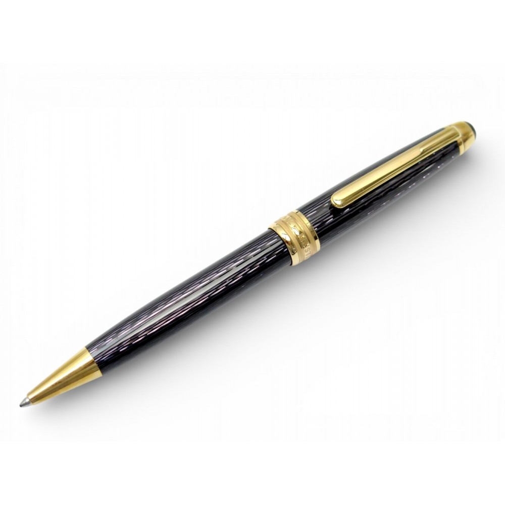 NEUF STYLO BILLE MONTBLANC MEISTERSTUCK SOLITAIRE 90E ANNIVERSAIRE BALLPOINT PEN