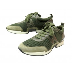 CHAUSSURES HERMES STARTER 182383ZH BASKETS 42 CUIR ET DAIM + BOITE SNEAKERS 895€