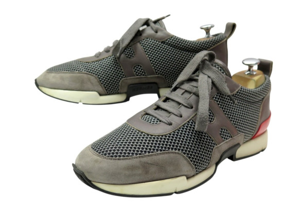 chaussures hermes starter 182389zh baskets 42 cuir et