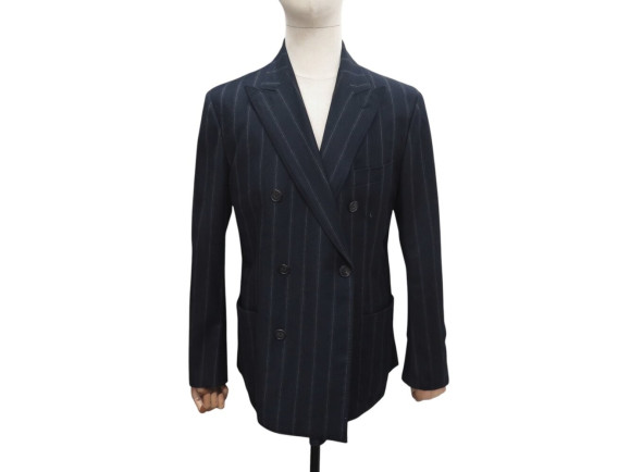 veste hermes blazer a rayures g19446 l 52 laine