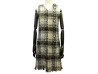 robe chanel p62392v47991 38 m fourreau tweed plaid