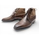 CHAUSSURES BERLUTI 1168 BOTTINES CHUKKA 7.5 41.5 CUIR PATINE & TOILE BOOTS 2450€
