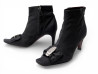 chaussures bottines chanel 37 noeud orne de strass