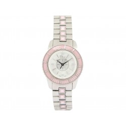 MONTRE CHRISTIAN DIOR CHRISTAL CD112110 28MM ACIER STEEL QUARTZ LADY WATCH 2490€