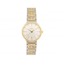 NEUF MONTRE FENDI FOREVER FOW883 29MM OR & ACIER FULLSET LADY QUARTZ WATCH 1550€