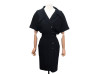 robe manteau chanel boutons logo cc 38 m en laine