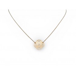 COLLIER GINETTE NY MINI PURITY ON CHAIN IN3 EN OR JAUNE 18K GOLD NECKLACE 620€
