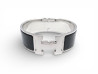 bracelet hermes clic clac h large en email noir