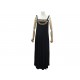 VINTAGE ROBE CHANEL DETAILS GROSSE CHAINE 38 M LAINE NOIR NEW WOOL DRESS 7500€