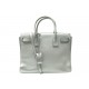 SAC A MAIN SAINT LAURENT SAC DE JOUR BABY 377183 EN CUIR ARGENTE HAND BAG 2200€