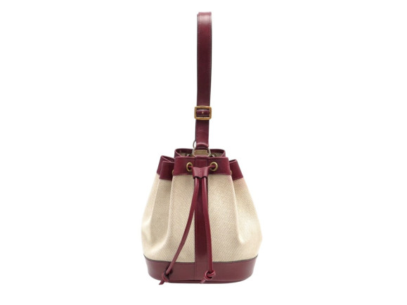  sac a main hermes market pm en toile cuir