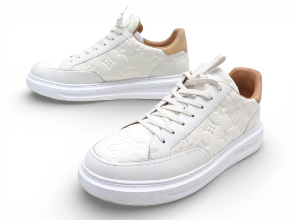baskets louis vuitton beverly hills cuir monogram
