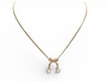 collier christian dior pendentif noeud strass