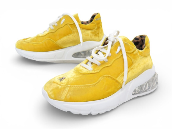  baskets philipp plein runner velours jaune 37 it