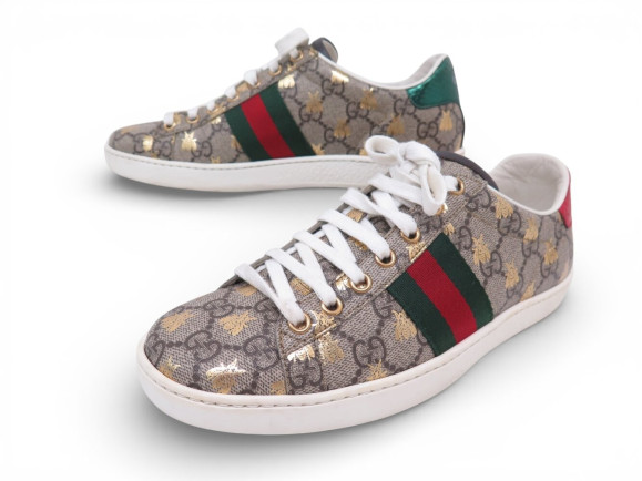 chaussures gucci baskets ace 550051 37 it 38 fr toile