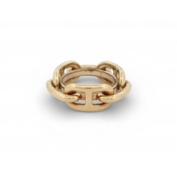 ANNEAU DE FOULARD HERMES REGATE CHAINE D'ANCRE EN METAL DORE SCARF RING 220€