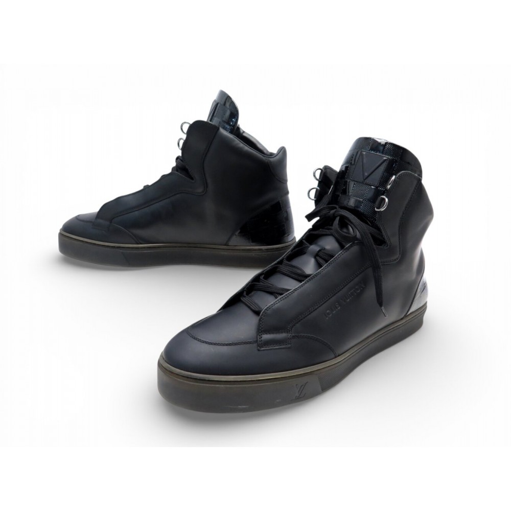 BASKETS MONTANTES LOUIS VUITTON MONTANTES SPEAKERS NOIR 11 45.5 SNEARKERS 1080€