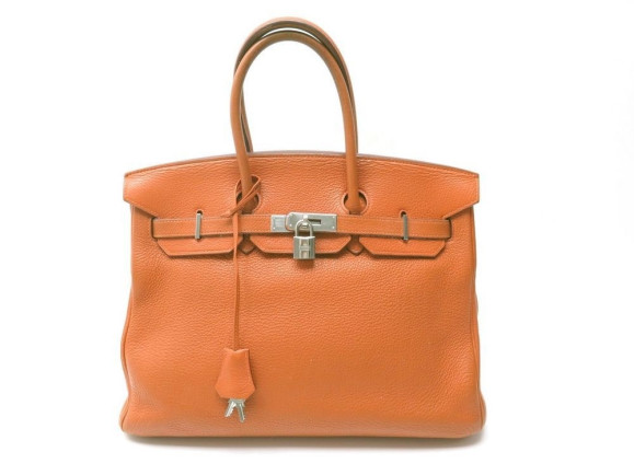 sac a main hermes birkin 35 en cuir taurillon clemence