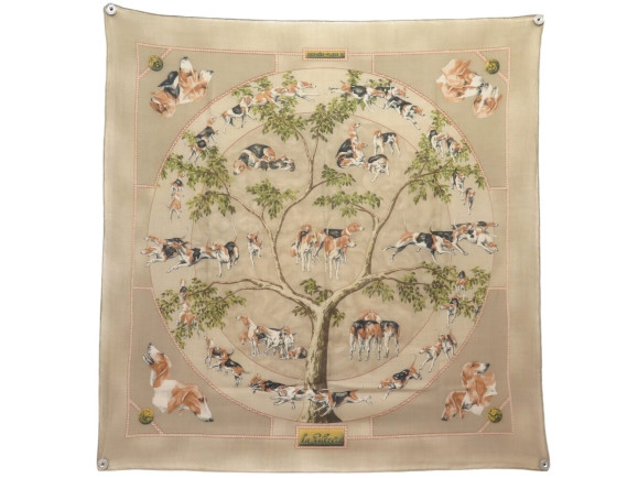 foulard hermes le poitevin carre 90 cm en