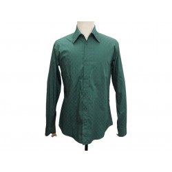 NEUF CHEMISE LOUIS VUITTON MANCHES LONGUES SLIM MONOGRAM XL M 48 FR SKIRT 1100€