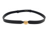  ceinture chrsitan dior d pepite cuir noir boucle