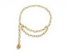  ceinture chanel chaine perles en cage t110