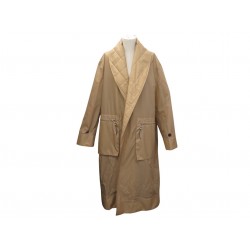 MANTEAU LOEWE IMPERMEABLE TRENCH COL MATELASSE M 40 OVERSIZE BEIGE COAT 1440€