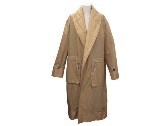 manteau loewe impermeable trench col matelasse m 40